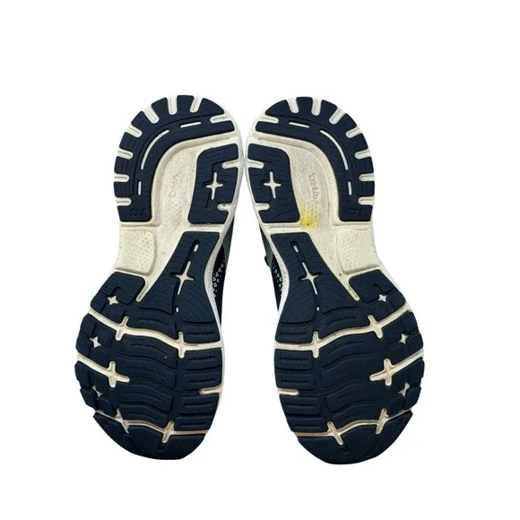 Brooks Ghost 14 Running Shoes Womens 6.5 Navy Blue Aqua Sneakers 1203561B410 - Picture 11 of 11